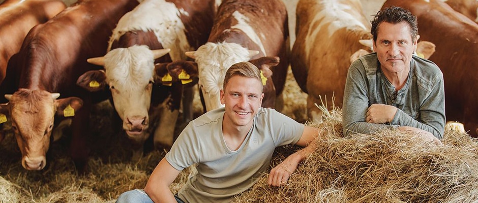 Christoph Haller mit seinem Sohn Florian © Bullinarium